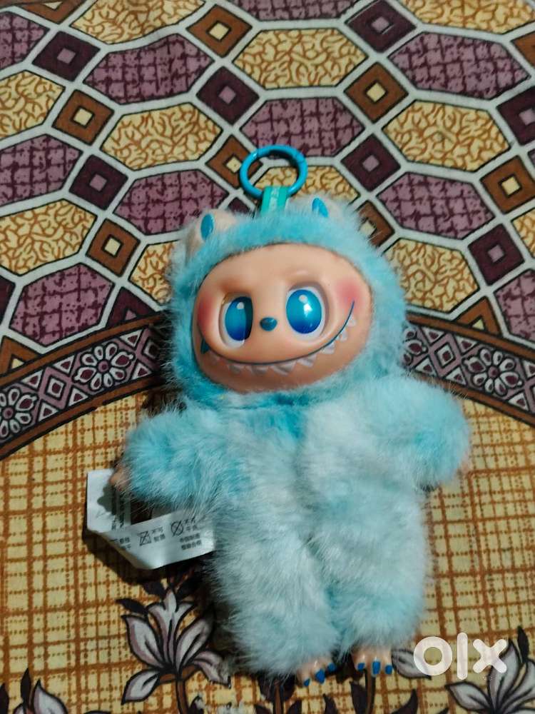 Labubu doll blue