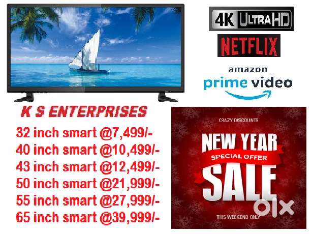32 inches SMART LED TV, FULL HD IN 7499/- ONLY.