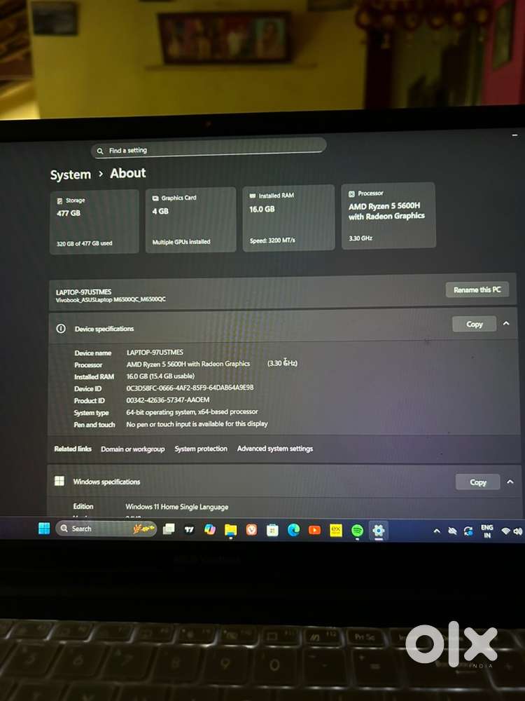 ASUS vivo book pro 15