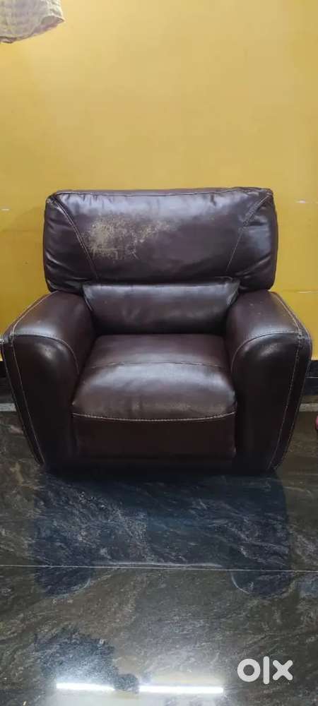 Single Recliner leather sofa