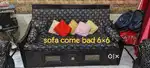 1 Sofa come bad 2 coutch 1 table