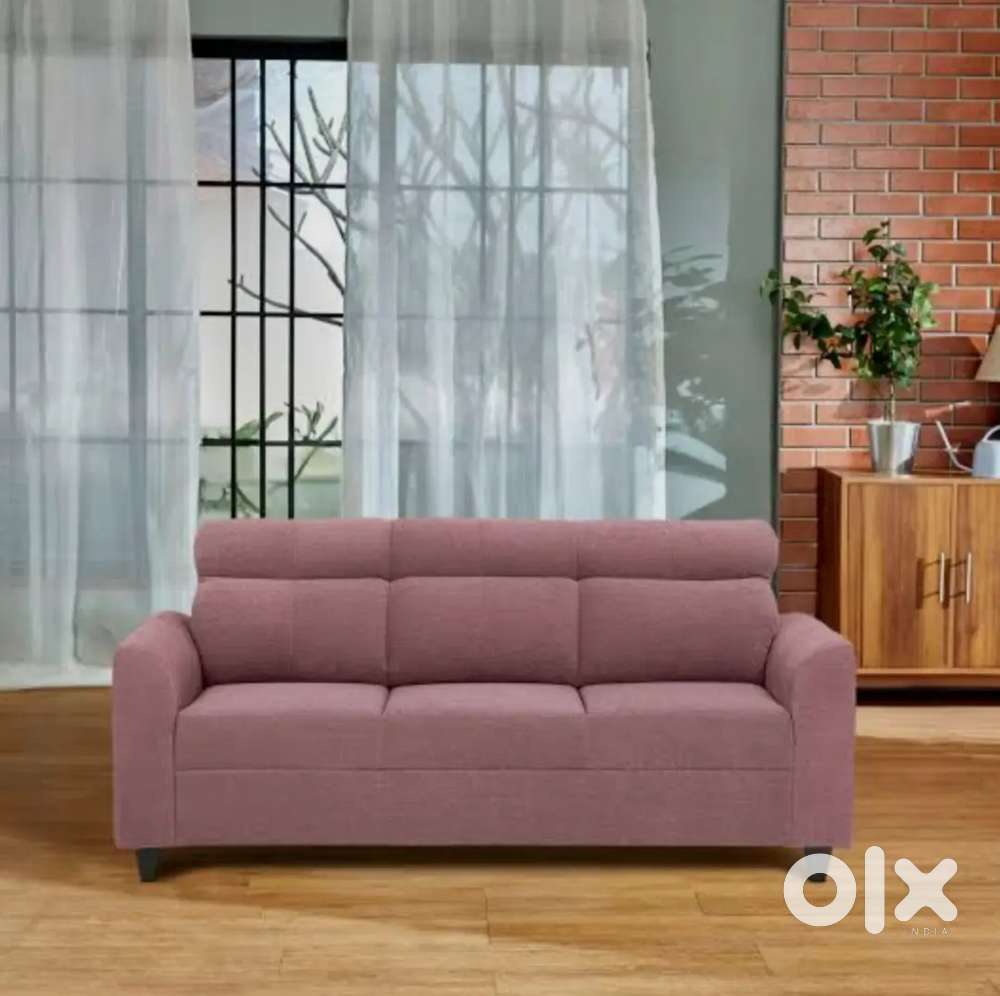 zivo plus dusky pink fabric sofa set 3 seater sofa with lounger