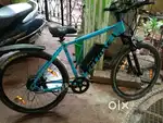 Good condition electric cycle only red to put the button its electric