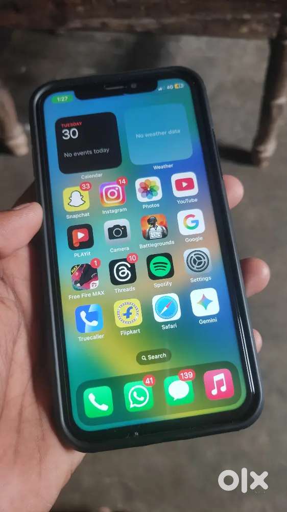 IPHONE X BLACK COLOUR 256 STORAGE