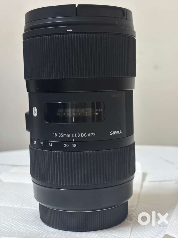 SIGMA 18-35 mm f1.8 Art Lens and Canon EFS 10-18 mm