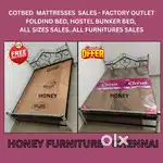 Steel Cot Bed Mattresses all sizes available - Very high Quality Steel