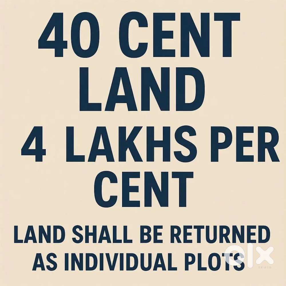 40 cent plot near vennicode post office