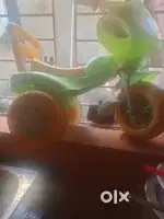 Green yellow tricycle