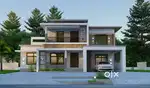 Brand new construction on road side with 41 cent plot