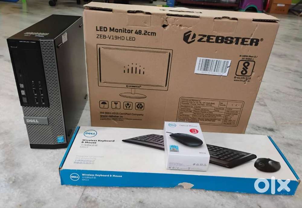DELL i3 DESKTOP(FULL SET)Monitor,Keyboard, 8/256 GB SSD, NOT A DEALER