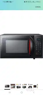 Samsung Refrigerator convection microwave