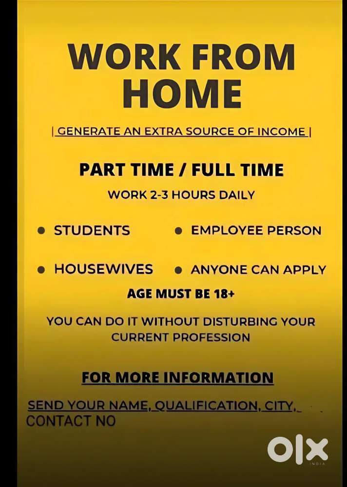 Part time opportunity like work from home