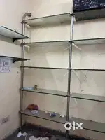 Toughened Glass Shelf Unit – 23 Shelves for Home/Shop/Office