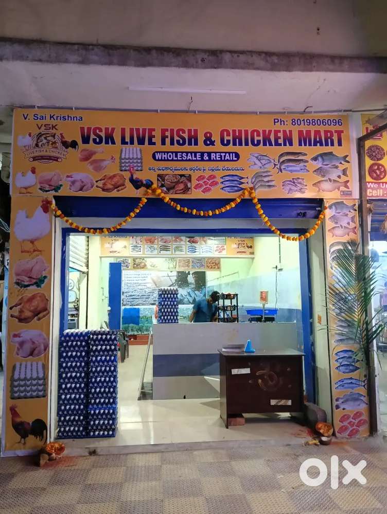 Live fish & Chicken Shop