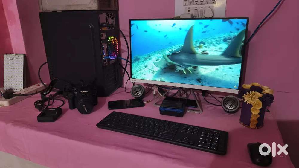 Gaming PC i3 4th Gen 16 RAM SSD+HDD 144Hz Monitor