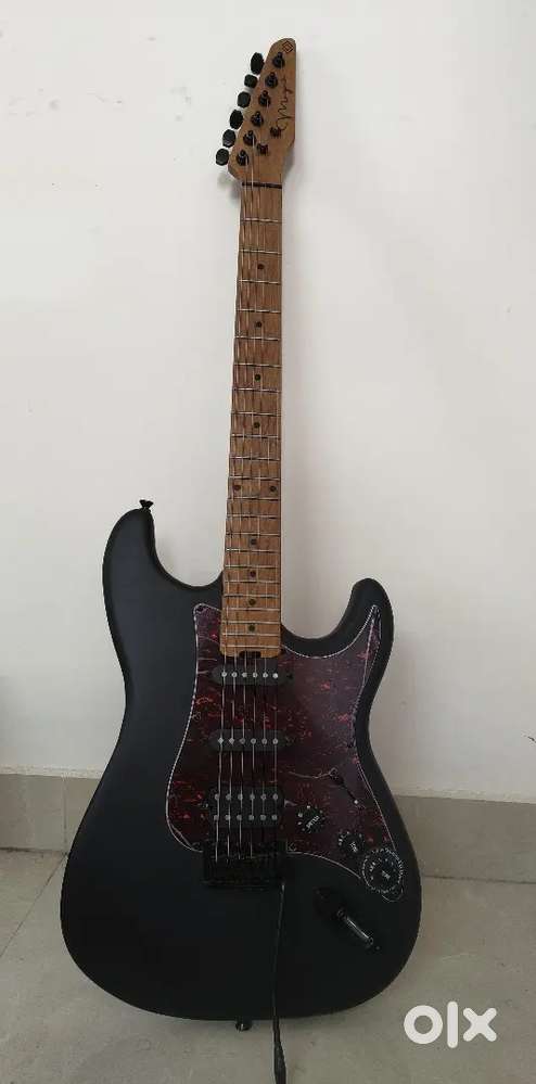Styrdom Magna ST30M Black Electric guitar,SoundX SG20 AMP, Zoom G14