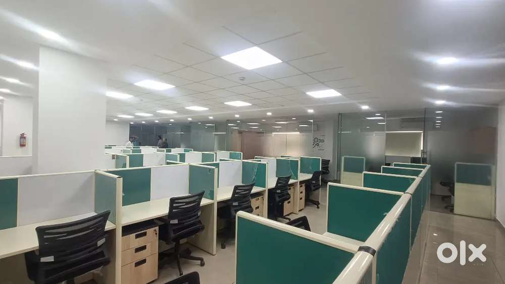 55 Workstations 4 Cabins 1 Conference plug and play office for Rent