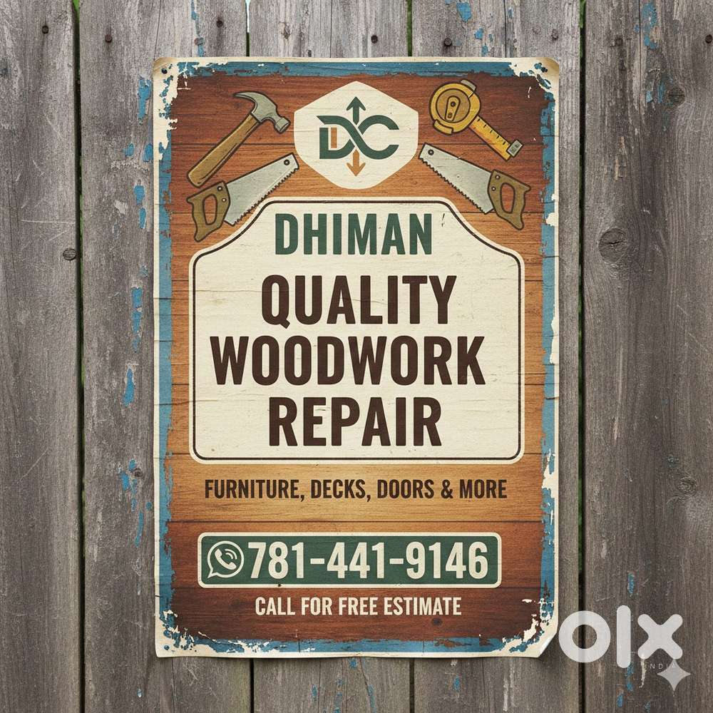 Contact for any carpentry repair