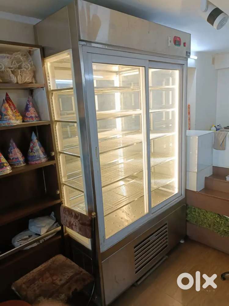 Glass fridge