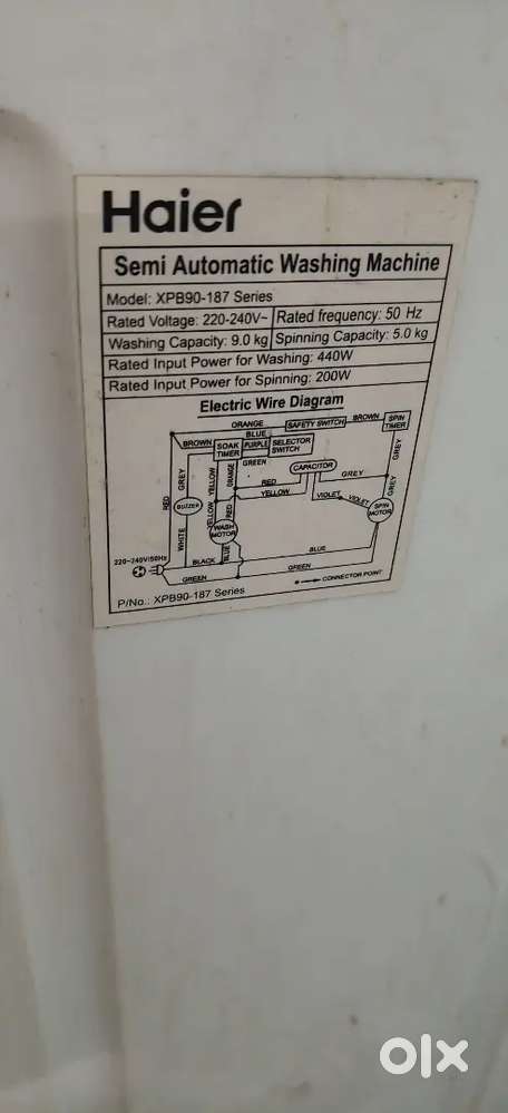 Haier washing Machine