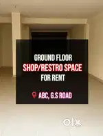 Ground floor shop for rent at G.S Road, ABC
