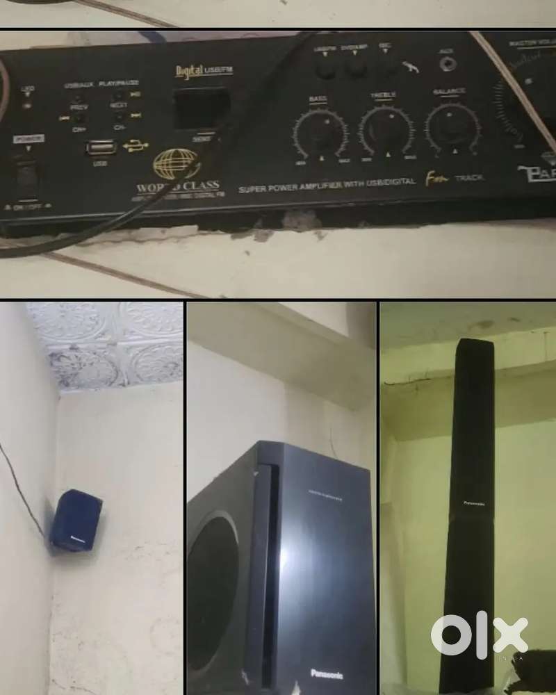 PANASONIC HOME THEATRE 4.1 and Amplifier