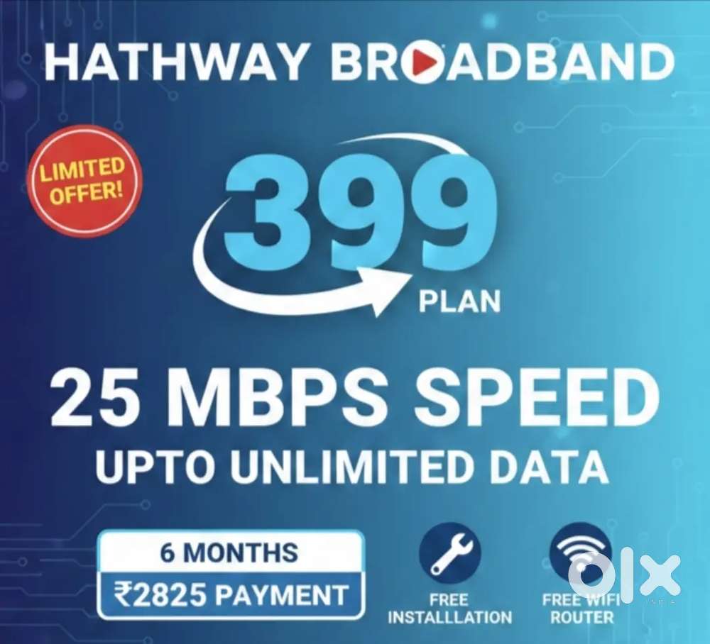 Hathway Broadband New Connection Low Plan