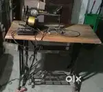 Good condition sewing machine with table and motor