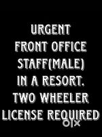 Urgent job vacancy