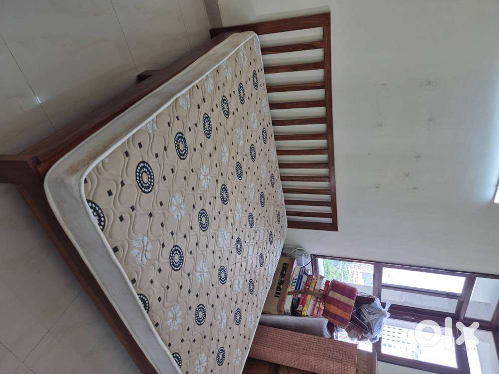 Queen size sheeham bed and matress