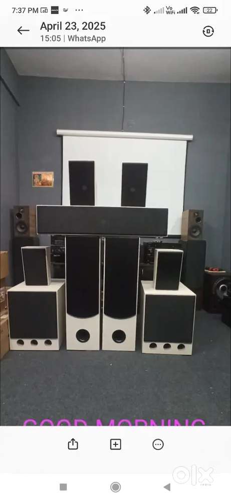 av receivers. speakers. -projectors. Screens.