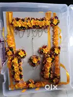 Haldi flowers jewellery..artificial jewellery