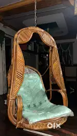 Wooden hanging chair
