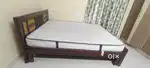 King size Wooden Bed with Mattress - Excellent Condition