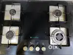 Faber built in glass top 4 burner gas hob