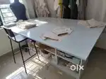 Sewing cutting long big table