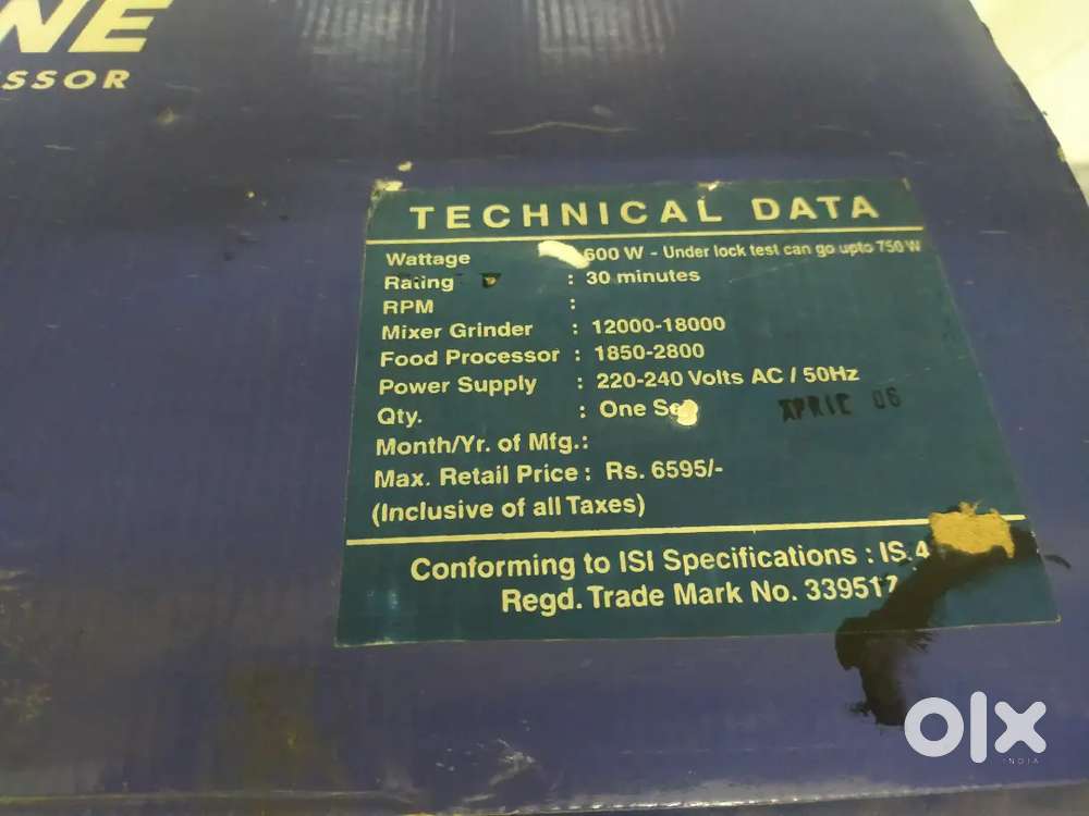 Mixer grinder and juicer