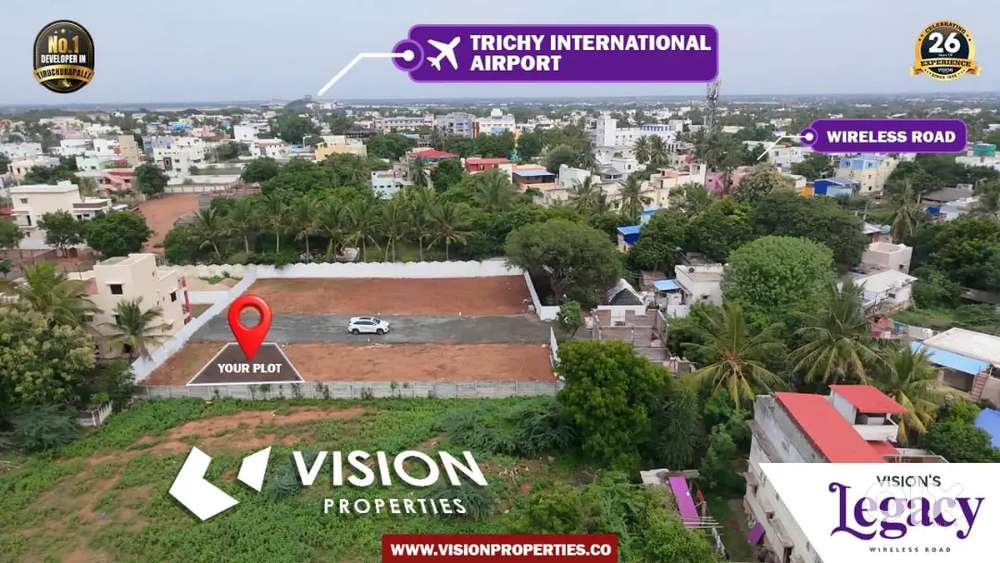 Vision Properties Trichy wireless road near airport site