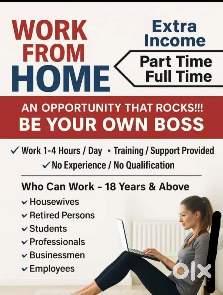 Work from home students house wife  employees  can be apply for