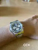 Casio Edifice panda chronograph watch selling in brand new condition