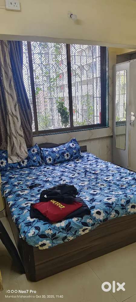 1 big room with bathroom 1 bed and almirah available
