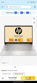 Powerful HP Laptop 15s-eq2xxx - Fast 512GB SSD, 8GB RAM - Perfect