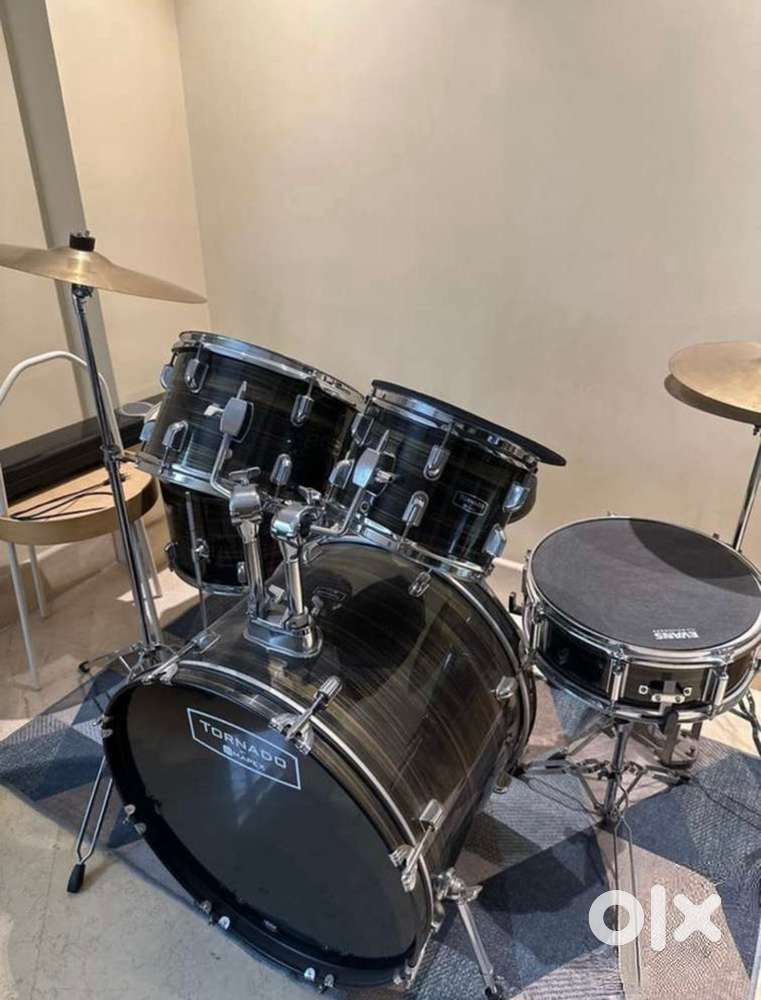 Mapex tornado drum kit with Mute Pads