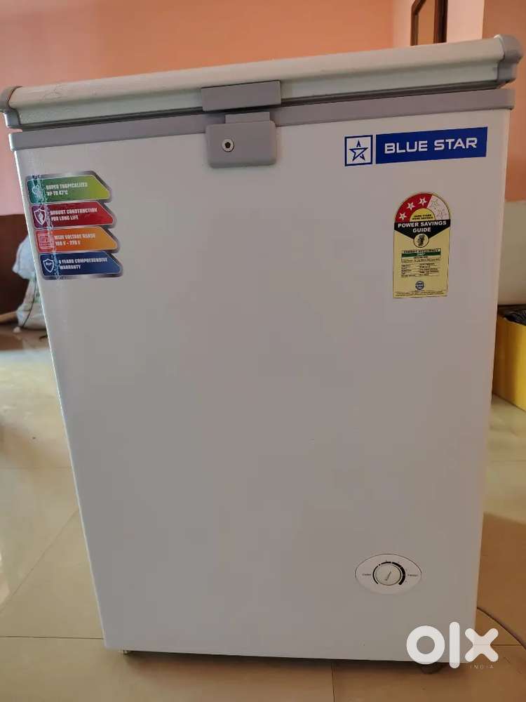 Blue Star Chest Freezer 108L{With Box) Little bit used Mint Condition