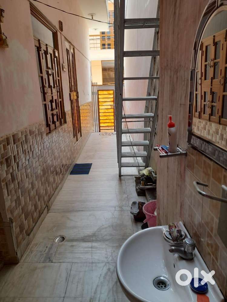 White marble newly built house