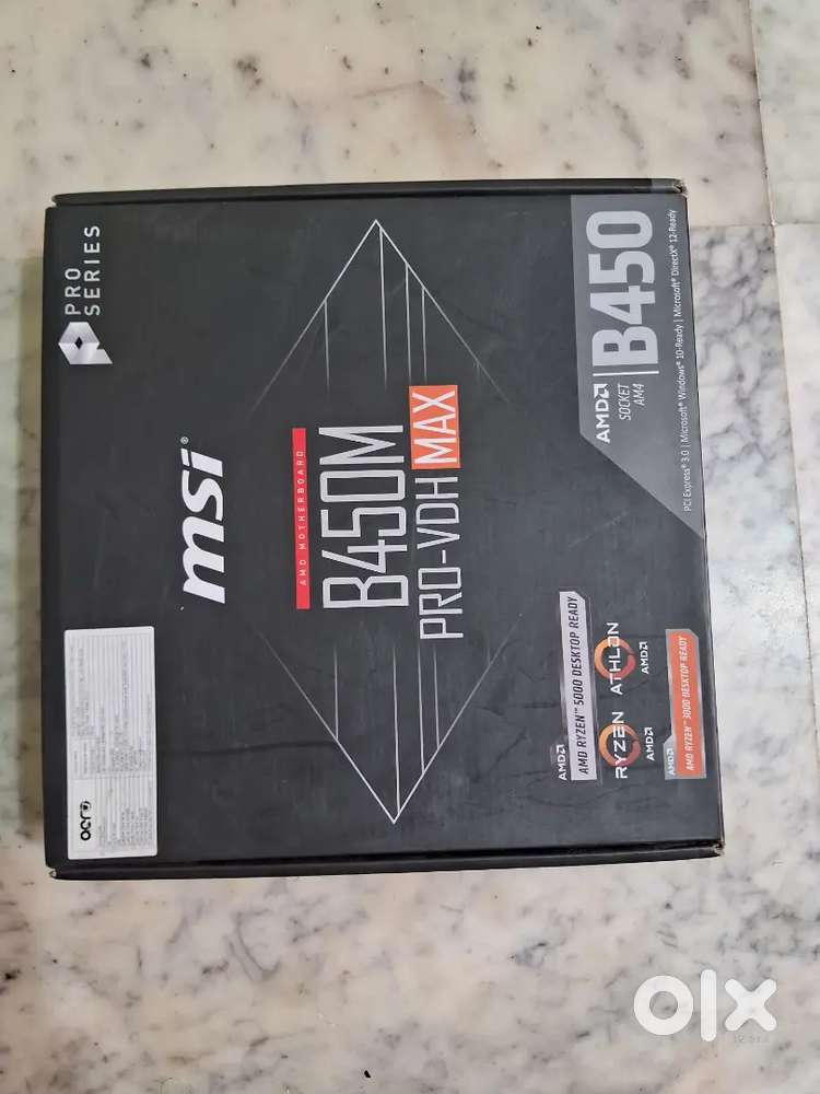 AMD motherboard and 32 GB RAM and Bluetooth usb module