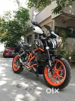 Fully loaded KTM Duke 390