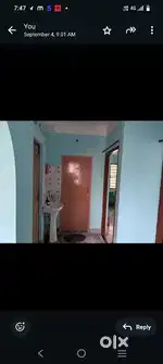 We have a small cute flat with 2 bedrooms 1 bathroom .