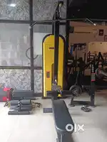 Lats pull down with ground pulli