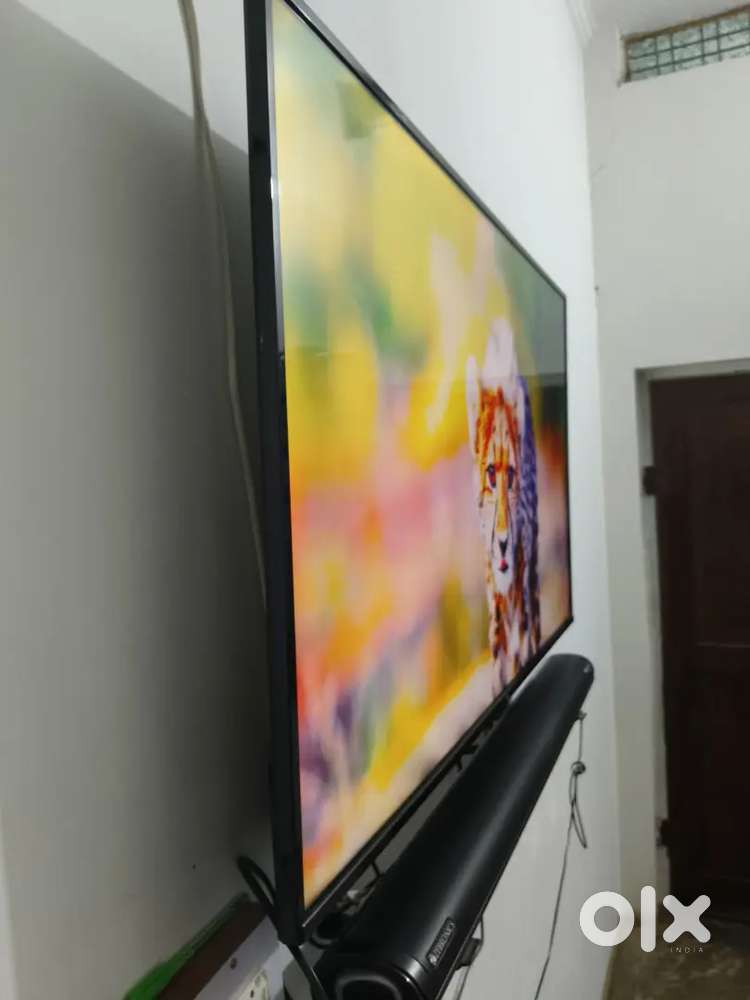 MI 4x 50 4K ultra HD smart LED TV include bill box Bluetooth and Wi-Fi